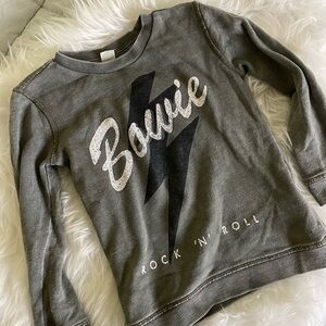 Bowie Kids Rock 'N' Roll Graphic Sweatshirt